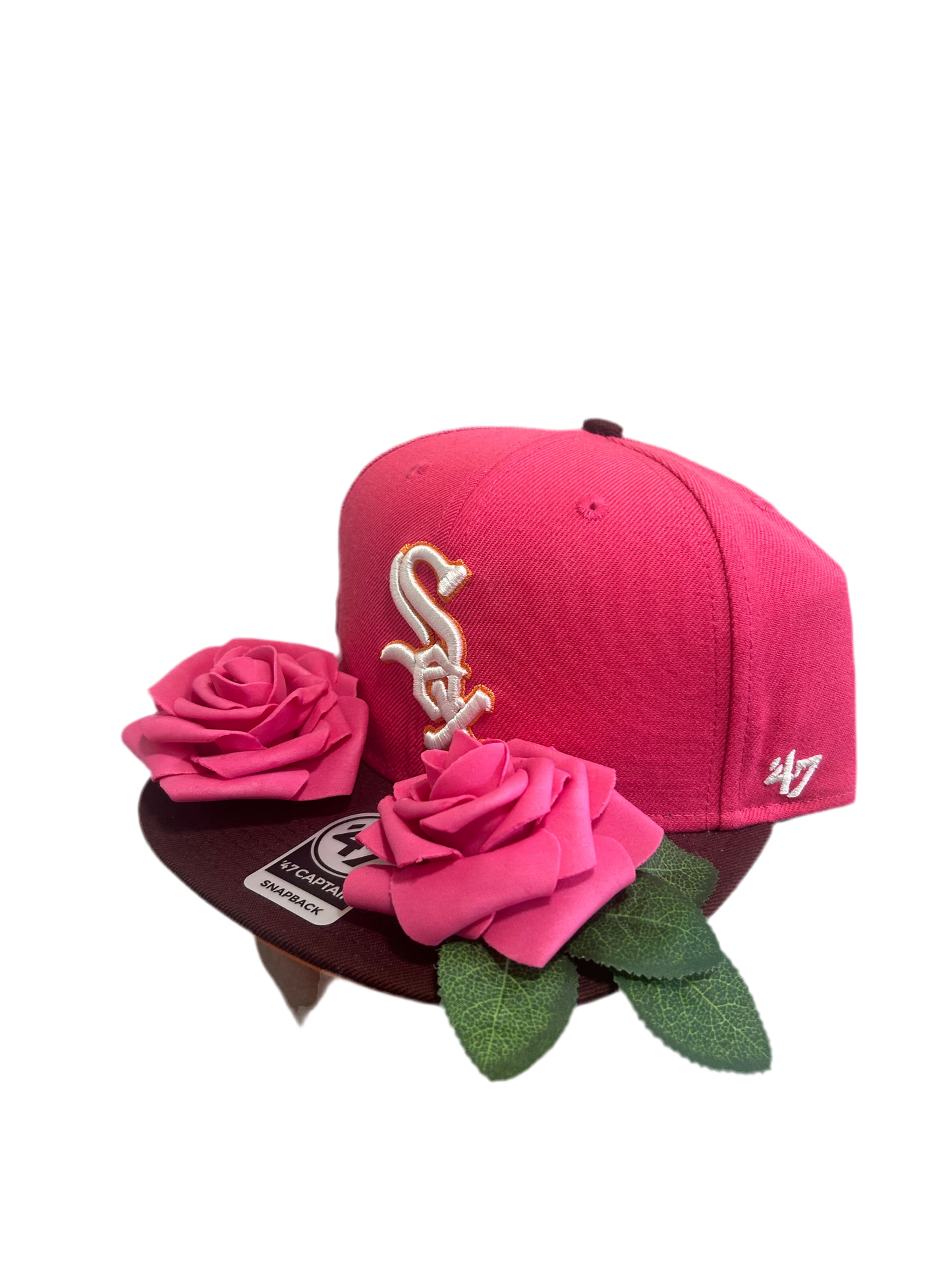“Fuchsia Flower” Chicago White Sox Snapback (1of1)