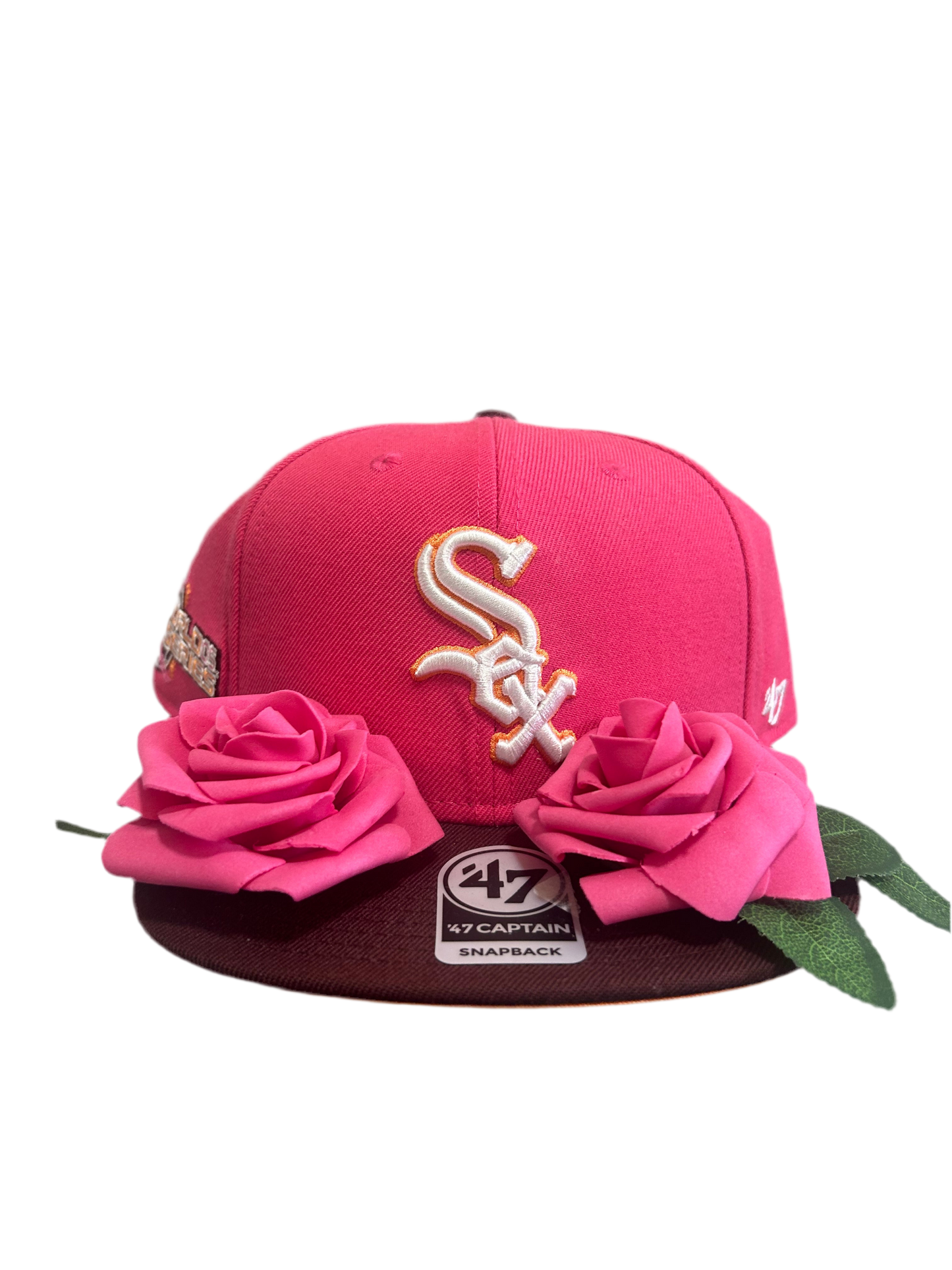 “Fuchsia Flower” Chicago White Sox Snapback (1of1)