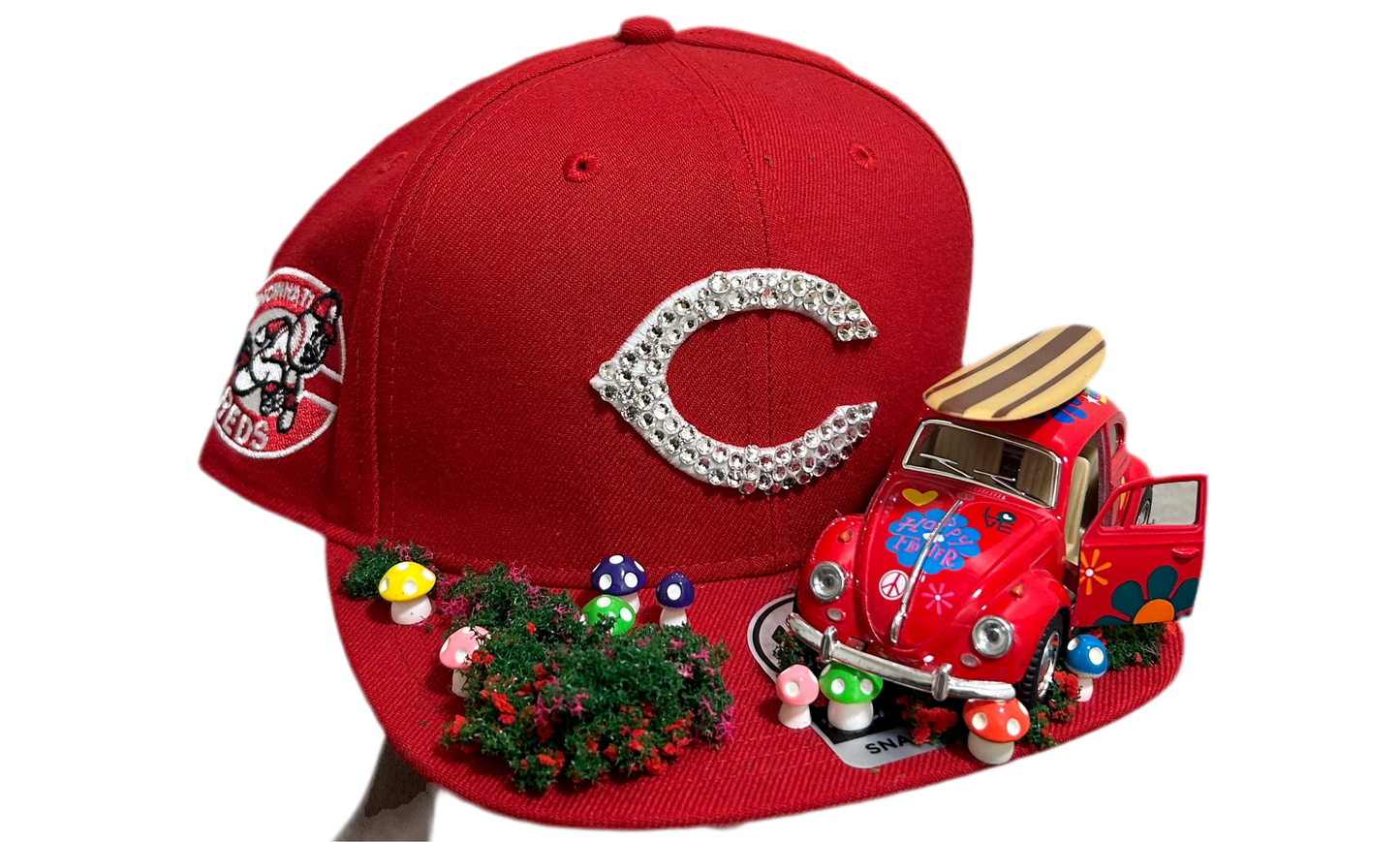 “Love Bug” Cincinnati Reds Snapback (1of1)
